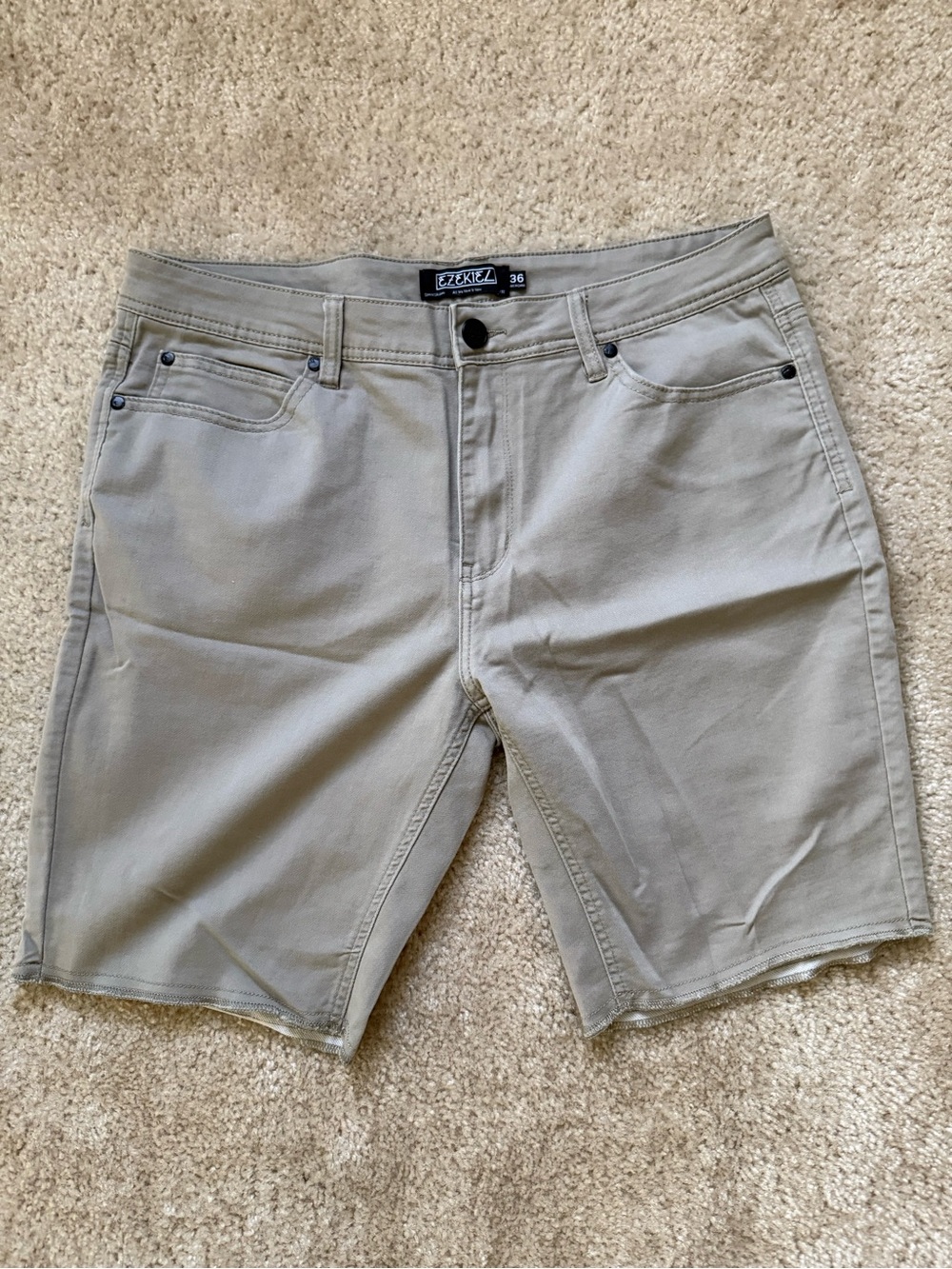 Ezekiel Premium Khaki Men's Stretch Shorts